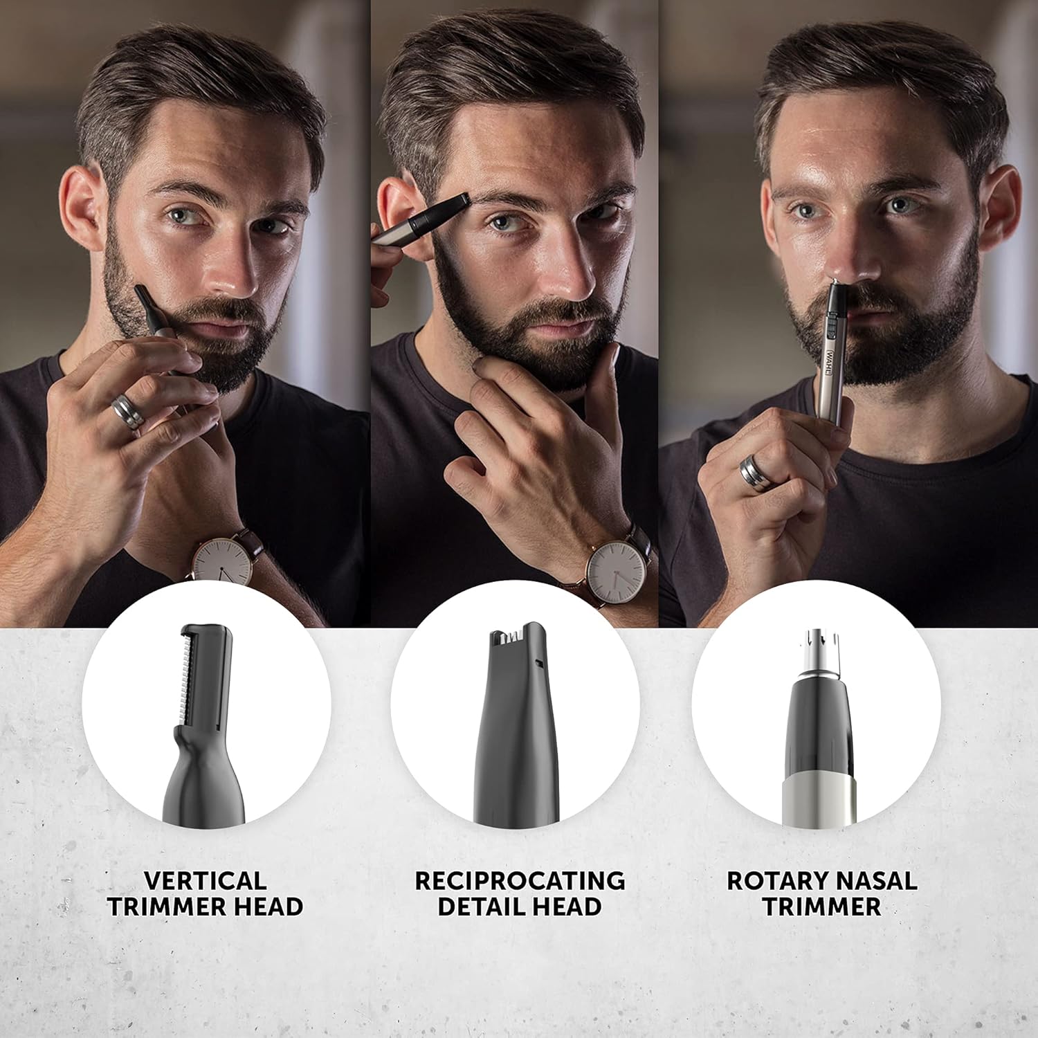 Buy Wahl,Wahl Micro Finisher 3-in-1 Nose, Ear & Eyebrow Trimmer – Lithium Battery Powered, Washable Heads, Painless Grooming for Men & Women, Gift Idea - Gadcet UK | UK | London | Scotland | Wales| Near Me | Cheap | Pay In 3 | Trimmers