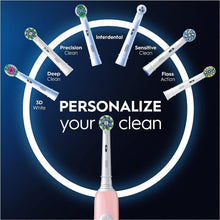 Oral-B Pro 1 Electric Toothbrushes For Adults With 3D Cleaning, Gifts For Women / Men, 1 Toothbrush Head, Gum Pressure Control, 2 Pin UK Plug, Pink - 3