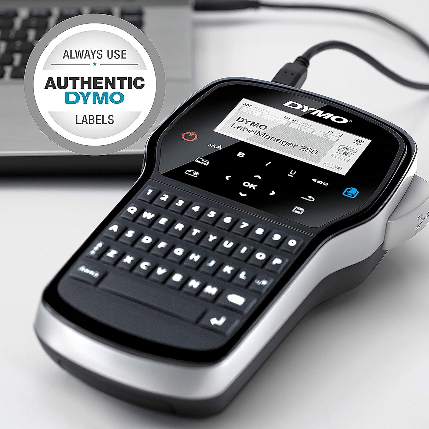 Buy TP-Link,Dymo LabelManager 280 Rechargeable Handheld Label Printer with QWERTY Keyboard and 12mm D1 Label Tape for Home & Office - Gadcet UK | UK | London | Scotland | Wales| Near Me | Cheap | Pay In 3 | Label Makers
