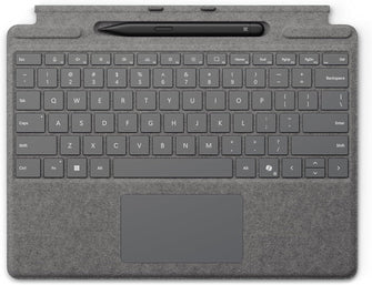 Buy Microsoft,Microsoft Surface Pro Keyboard with Slim Pen - Platinum, Compatible with Surface Pro 11th Gen/9/8 - Gadcet UK | UK | London | Scotland | Wales| Near Me | Cheap | Pay In 3 | Keyboard Trays & Platforms