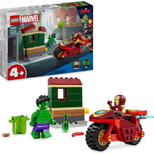 Buy Lego,LEGO Marvel Iron Man with Bike & The Hulk - Super Hero Building Toy, Collectible Playset with Vehicle & Minifigures, Gift for Boys & Girls Aged 4+ - 76287 - Gadcet UK | UK | London | Scotland | Wales| Near Me | Cheap | Pay In 3 | Building Toys