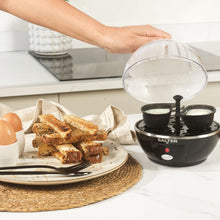Buy Salter,Salter Electric Multi Egg Cooker - 6 Egg Capacity, Soft, Hard & Poached Eggs, Includes Measuring Cup & Poaching Trays, 430W, Easy Clean & Compact - Gadcet UK | UK | London | Scotland | Wales| Near Me | Cheap | Pay In 3 | Kitchen & Home Appliances