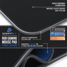 Buy TITANWOLF,Titanwolf RGB Gaming Mouse Mat – XXL 1200×600mm – LED Multi-Colour Mouse Pad with 7 Colours & 4 Light Modes - Gadcet UK | UK | London | Scotland | Wales| Near Me | Cheap | Pay In 3 | Mouse Pads