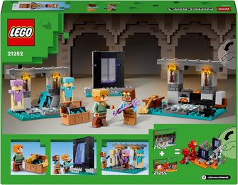 Buy Lego,LEGO Minecraft The Armoury (21252) – Building Set for Kids Aged 7+ with Alex, Diamond Sword & Weapons – Role-Play Gift for Gamers - Gadcet UK | UK | London | Scotland | Wales| Near Me | Cheap | Pay In 3 | Building Toys