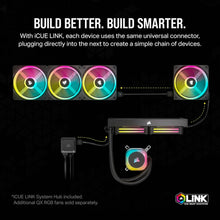Buy Corsair,Corsair iCUE LINK H150i RGB – 360mm Liquid CPU Cooler with QX120 RGB Fans and iCUE LINK System Hub – Black - Gadcet UK | UK | London | Scotland | Wales| Near Me | Cheap | Pay In 3 | Computer System Cooling Parts