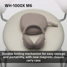 Sony WH-1000XM6 Wireless Noise Cancelling Over-Ear Headphones – Sandstone, Hi-Res Audio, 30-Hour Battery