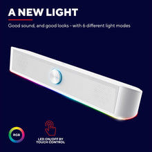 Buy Trust Gaming,Trust Gaming GXT 619W Thorne RGB PC Soundbar, 12W, USB-Powered, 3.5mm AUX, Compact Stereo Speakers - White - Gadcet UK | UK | London | Scotland | Wales| Near Me | Cheap | Pay In 3 | Bluetooth Speaker