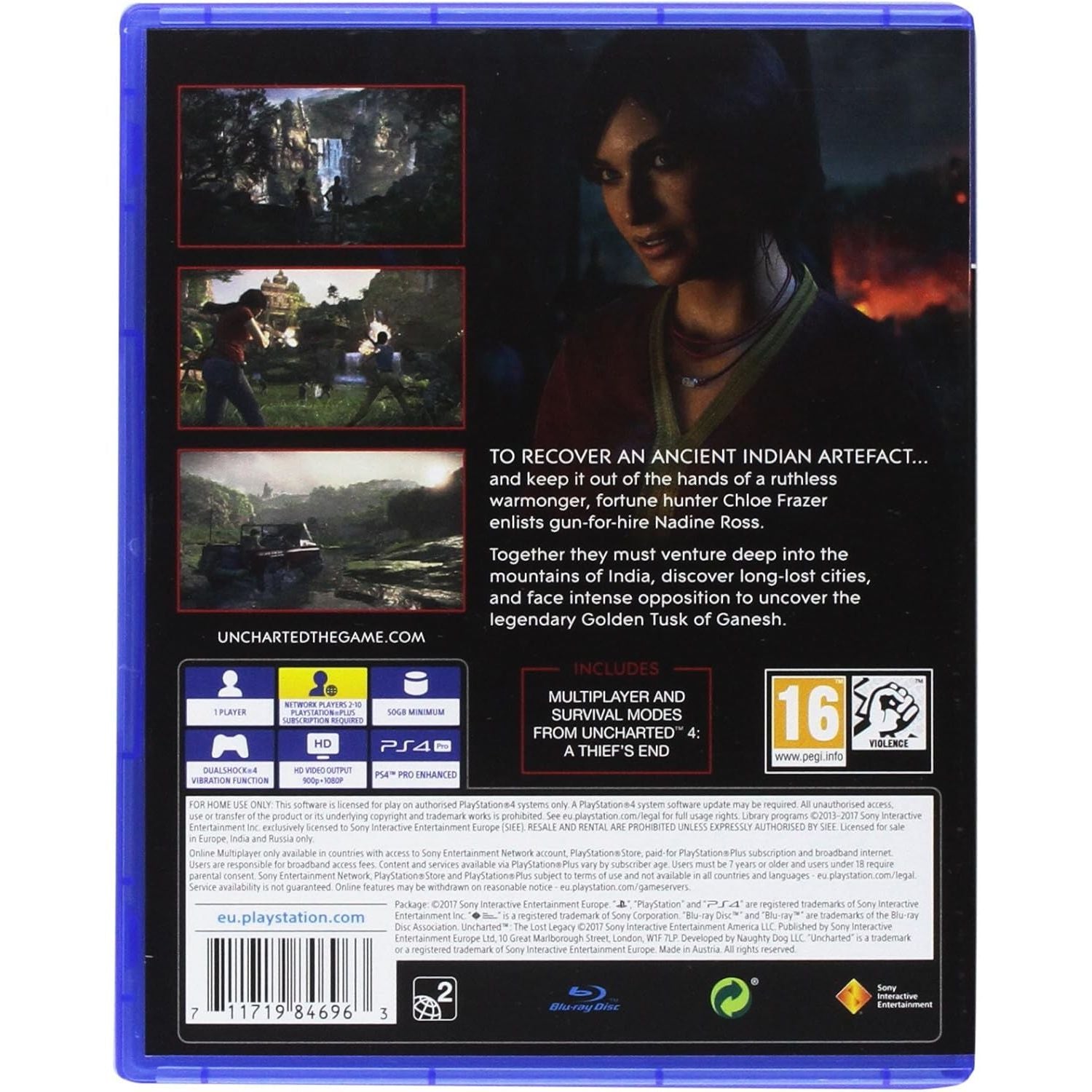 Buy PlayStation,Sony Uncharted: The Lost Legacy - PS4 Game - Gadcet UK | UK | London | Scotland | Wales| Near Me | Cheap | Pay In 3 | Video Game Software