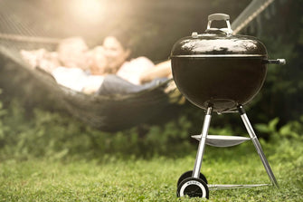 Buy Weber,Weber Original Kettle Charcoal Grill Barbecue, 57cm E-5710 BBQ Grill with Lid Cover, Thermometer, Stand & Wheels Freestanding Outdoor Oven & Cooker with Porcelain-Enamelled Bowl - Black - Gadcet UK | UK | London | Scotland | Wales| Near Me | Cheap | Pay In 3 | Outdoor Grills