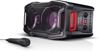 Buy SHARP,SHARP PS-929 180W High Power Portable Party Speaker Hi-Fi System with Built in Rechargeable Battery, Flashing Disco Lights & Strobe, TWS, Bluetooth, USB, Aux & Microphone – Black - Gadcet UK | UK | London | Scotland | Wales| Ireland | Near Me | Cheap | Pay In 3 | Speakers