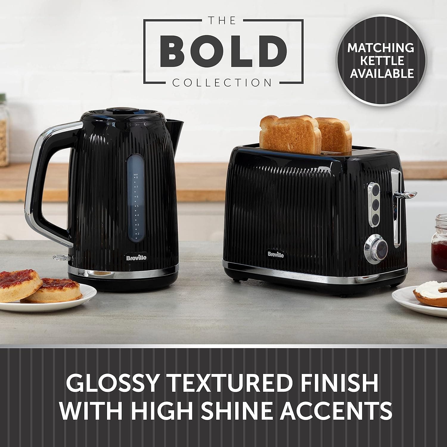 Buy BREVILLE,Breville Bold Black 2-Slice Toaster with High-Lift and Wide Slots | Black and Silver Chrome - Gadcet UK | UK | London | Scotland | Wales| Ireland | Near Me | Cheap | Pay In 3 | Electronics