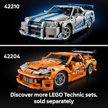 Buy LEGO,LEGO Technic 2 Fast 2 Furious Nissan Skyline GT-R (R34) Car Model Kit – 42210 - Gadcet UK | UK | London | Scotland | Wales| Near Me | Cheap | Pay In 3 | Construction Set Toys