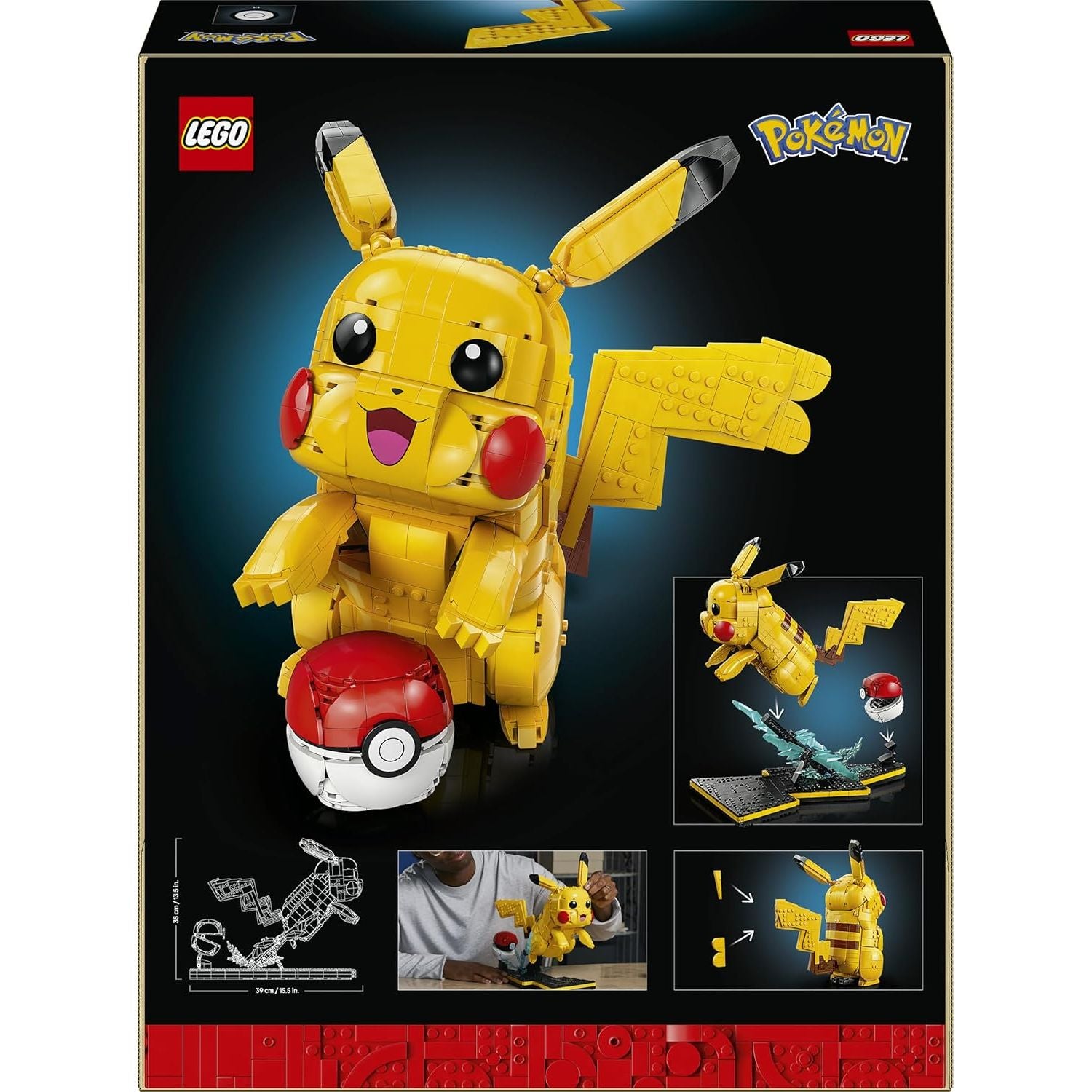 Buy LEGO,LEGO Pokémon Pikachu and Poké Ball Building Set: A Premium Masterpiece for Adult Collectors - Gadcet UK | UK | London | Scotland | Wales| Near Me | Cheap | Pay In 3 | Construction Set Toys