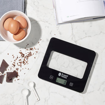 Russell Hobbs RH015711AR Digital Kitchen Scale – 5kg Capacity, Touch Panel, Tare Function – Black