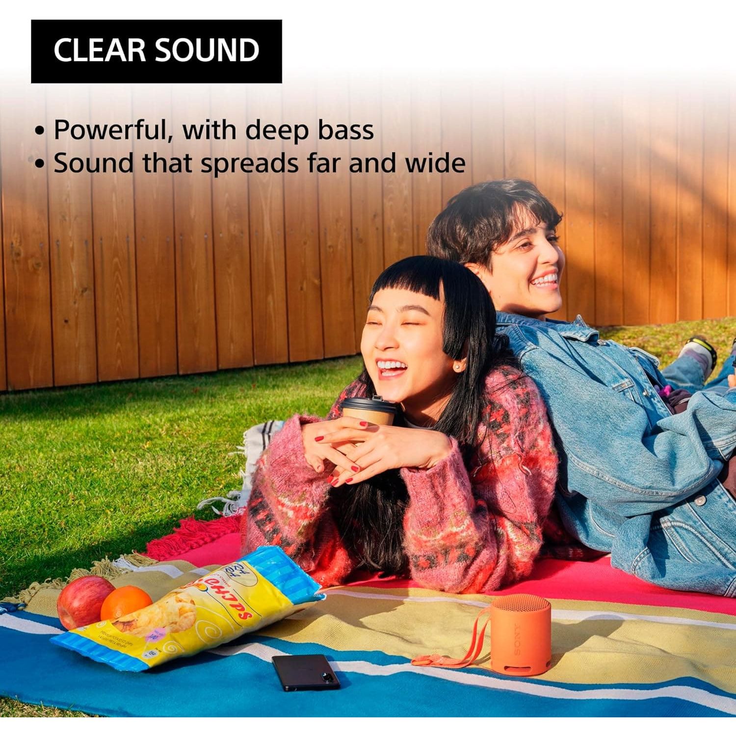 Buy Sony,Sony SRS-XB100 - Wireless Bluetooth Portable Speaker - Orange - Gadcet UK | UK | London | Scotland | Wales| Ireland | Near Me | Cheap | Pay In 3 | Bluetooth Speakers
