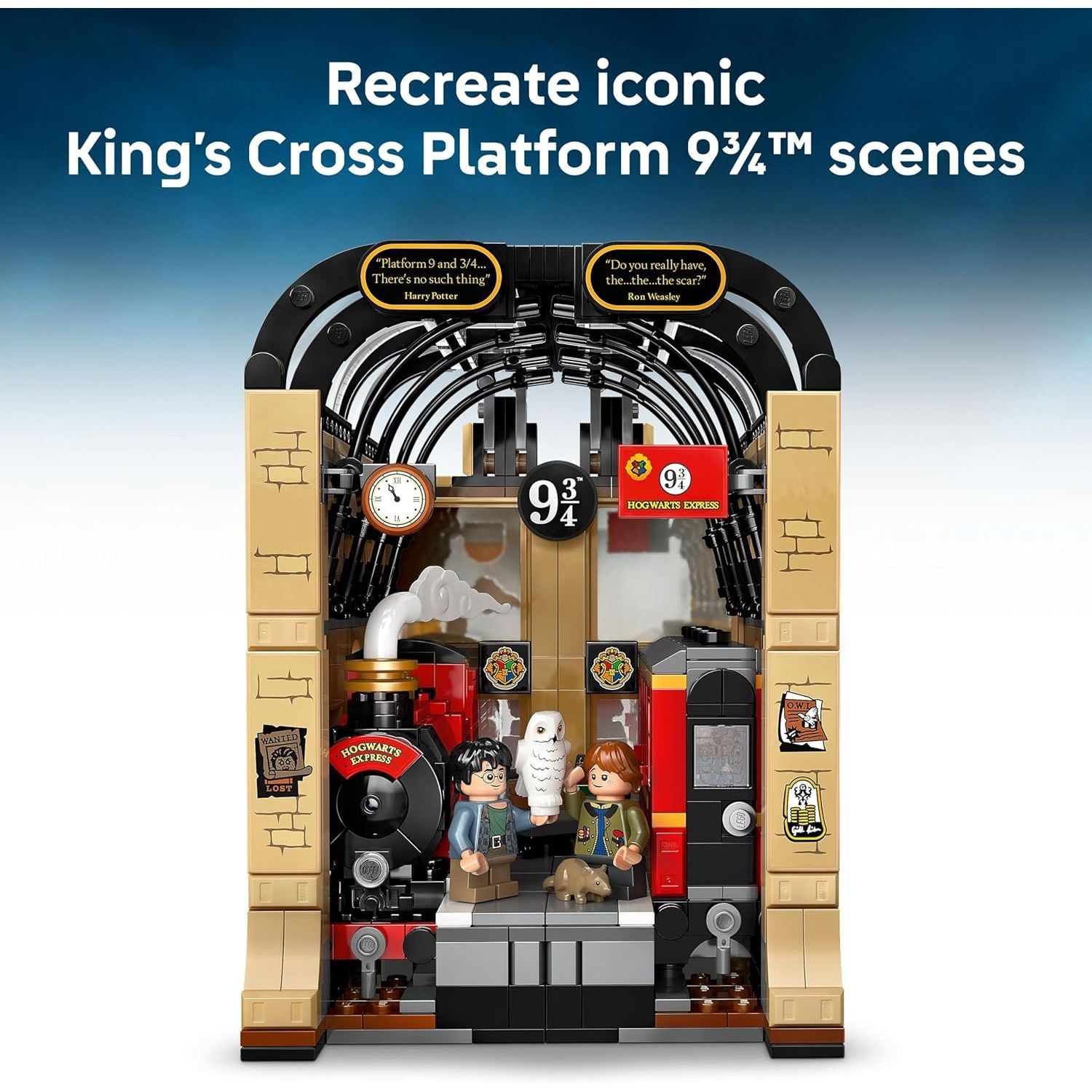 Buy Lego,LEGO® Harry Potter™ Book Nook: Hogwarts™ Express (76450) – Train Display Set with Ron Weasley Minifigure - Gadcet UK | UK | London | Scotland | Wales| Near Me | Cheap | Pay In 3 | Toy
