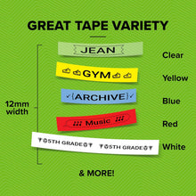 Buy DYMO,DYMO LetraTag Genuine Plastic Label Tapes | 12mm x 4m | Black Print on White | Durable Self-Adhesive Multi-Surface Rolls | Pack of 2 - Gadcet UK | UK | London | Scotland | Wales| Near Me | Cheap | Pay In 3 | Label tapes & Refill Rolls