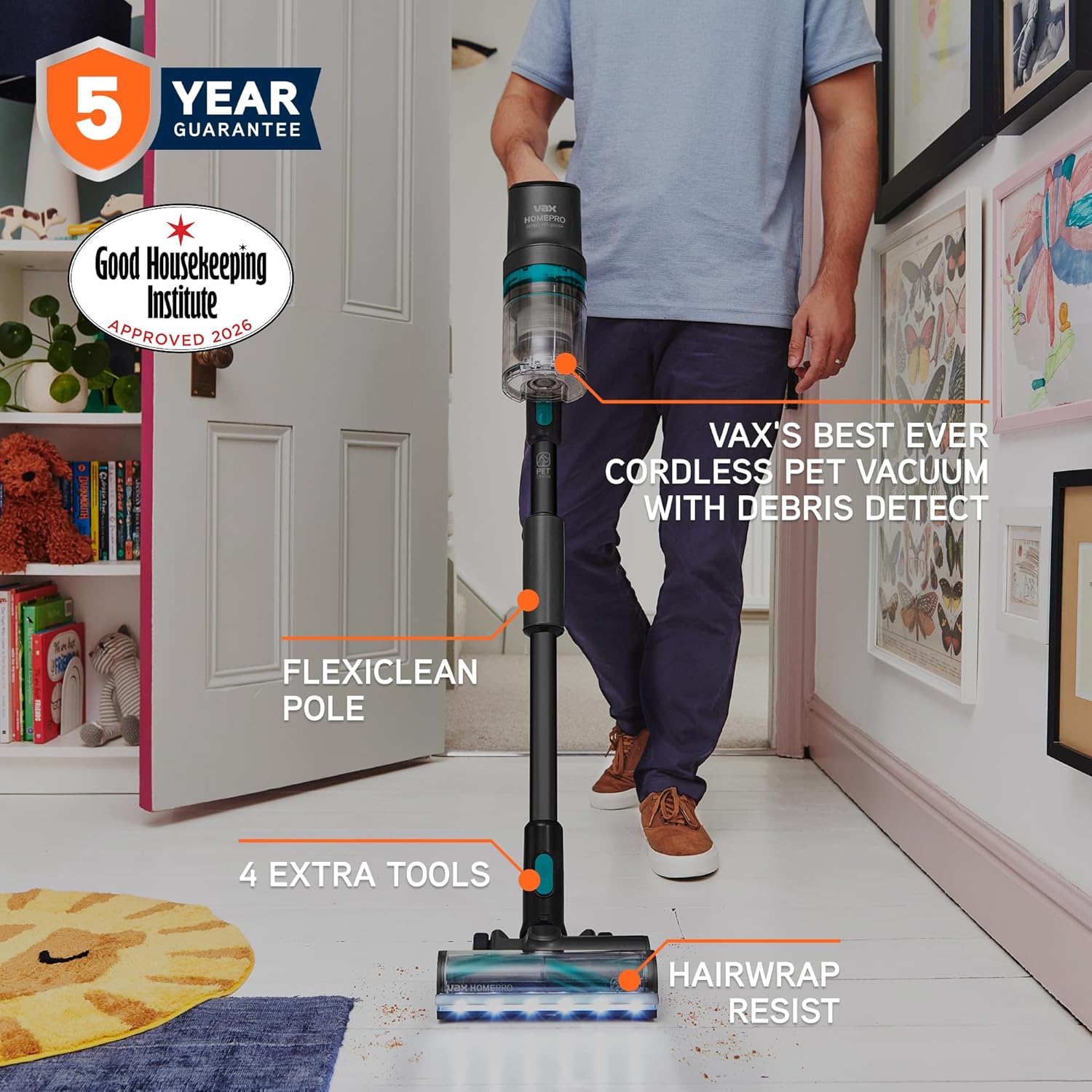 Buy VAX,Vax HomePro Detect Pet-Design Cordless Vacuum Cleaner - Gadcet UK | UK | London | Scotland | Wales| Near Me | Cheap | Pay In 3 | Stick Vaccum