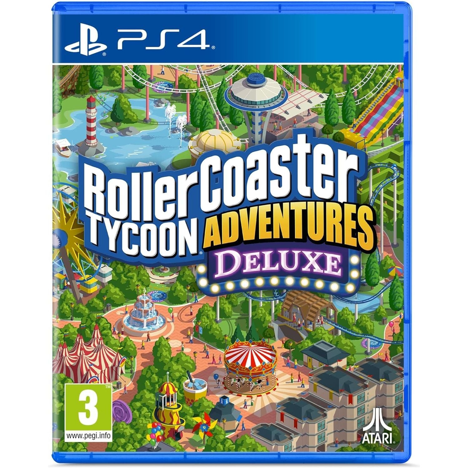 Buy PS4,RollerCoaster Tycoon Adventures Deluxe - PS4 - Gadcet UK | UK | London | Scotland | Wales| Near Me | Cheap | Pay In 3 | Video Game Software