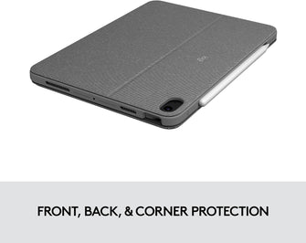 Logitech iPad Air 4th Gen Folio Keyboard Case - Grey - 3