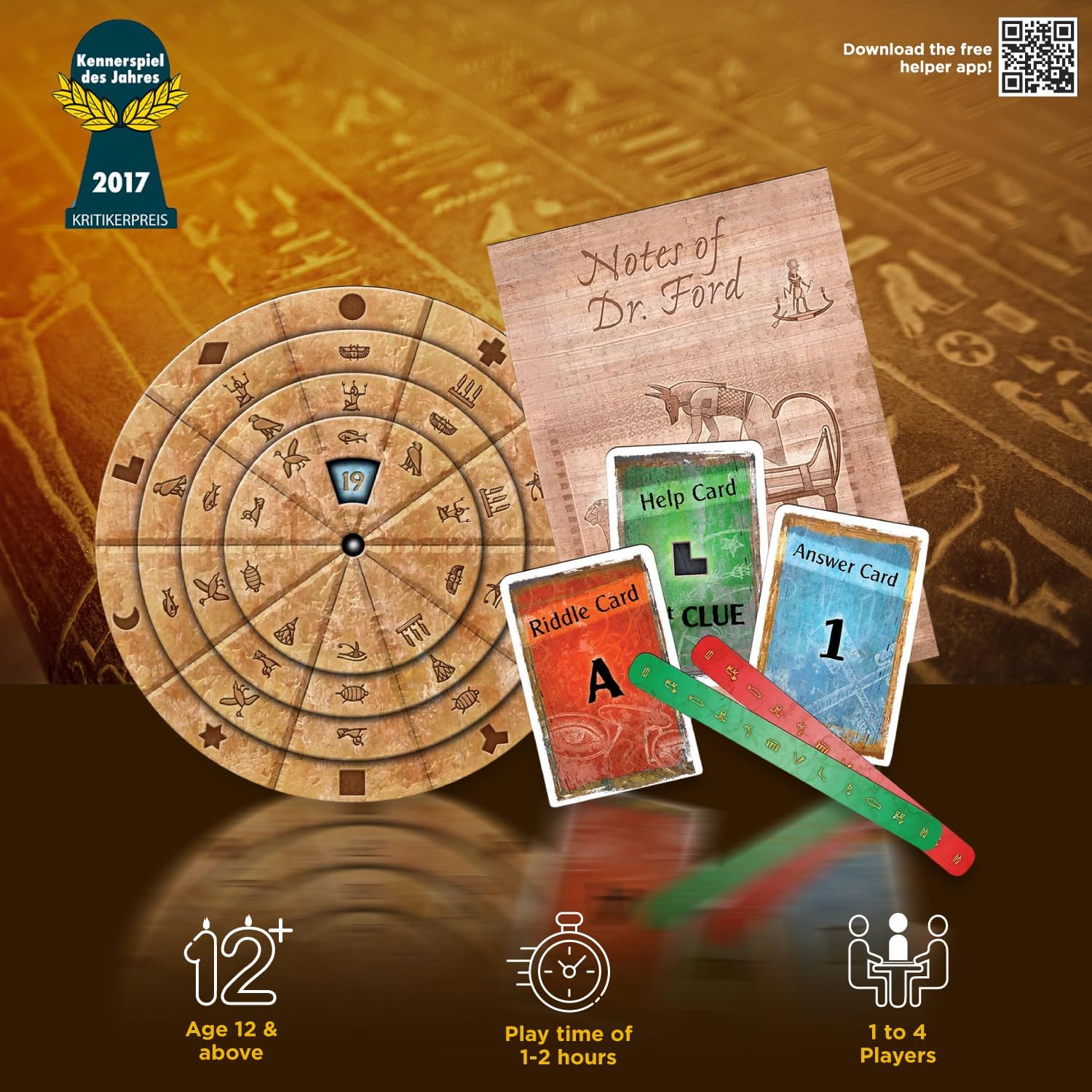 Buy EXIT,Thames & Kosmos EXIT: The Pharaoh's Tomb – Escape Room Game, Level 4/5, Ages 12+, 1–4 Players (692698) - Gadcet UK | UK | London | Scotland | Wales| Near Me | Cheap | Pay In 3 | Toys & Games
