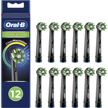 Buy Oral-B,Oral-B Cross Action Electric Toothbrush Head with CleanMaximiser Technology, Angled Bristles for Deeper Plaque Removal, Pack of 12 Toothbrush Heads, Recyclable Carton, Suitable for Mailbox, Black - Gadcet UK | UK | London | Scotland | Wales| Near Me | Cheap | Pay In 3 | Toothbrushes
