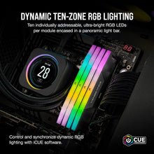 Corsair Vengeance RGB DDR5 32GB (2x16GB) 6000MHz CL30 – AMD EXPO & Intel XMP, iCUE Compatible – Grey (CMH32GX5M2B6000Z30K)