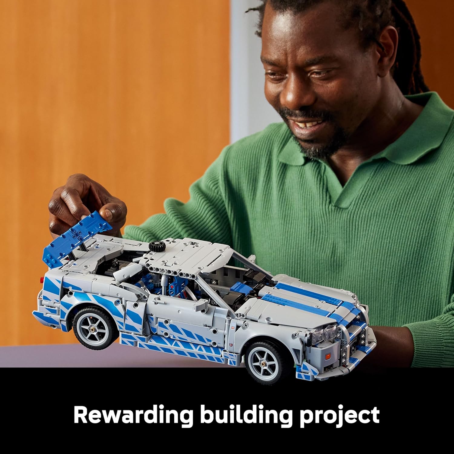Buy LEGO,LEGO Technic 2 Fast 2 Furious Nissan Skyline GT-R (R34) Car Model Kit – 42210 - Gadcet UK | UK | London | Scotland | Wales| Near Me | Cheap | Pay In 3 | Construction Set Toys