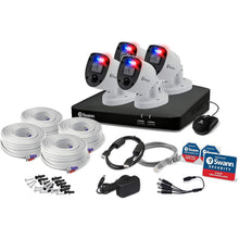 Buy Swann,Swann 4K UHD 8-Channel DVR Security System with 2TB HDD, 4 Indoor/Outdoor CCTV Cameras, Color Night Vision, Motion & Heat Detection, Spotlights, Sirens - 856804RL - Gadcet UK | UK | London | Scotland | Wales| Near Me | Cheap | Pay In 3 | Security Monitors & Recorders