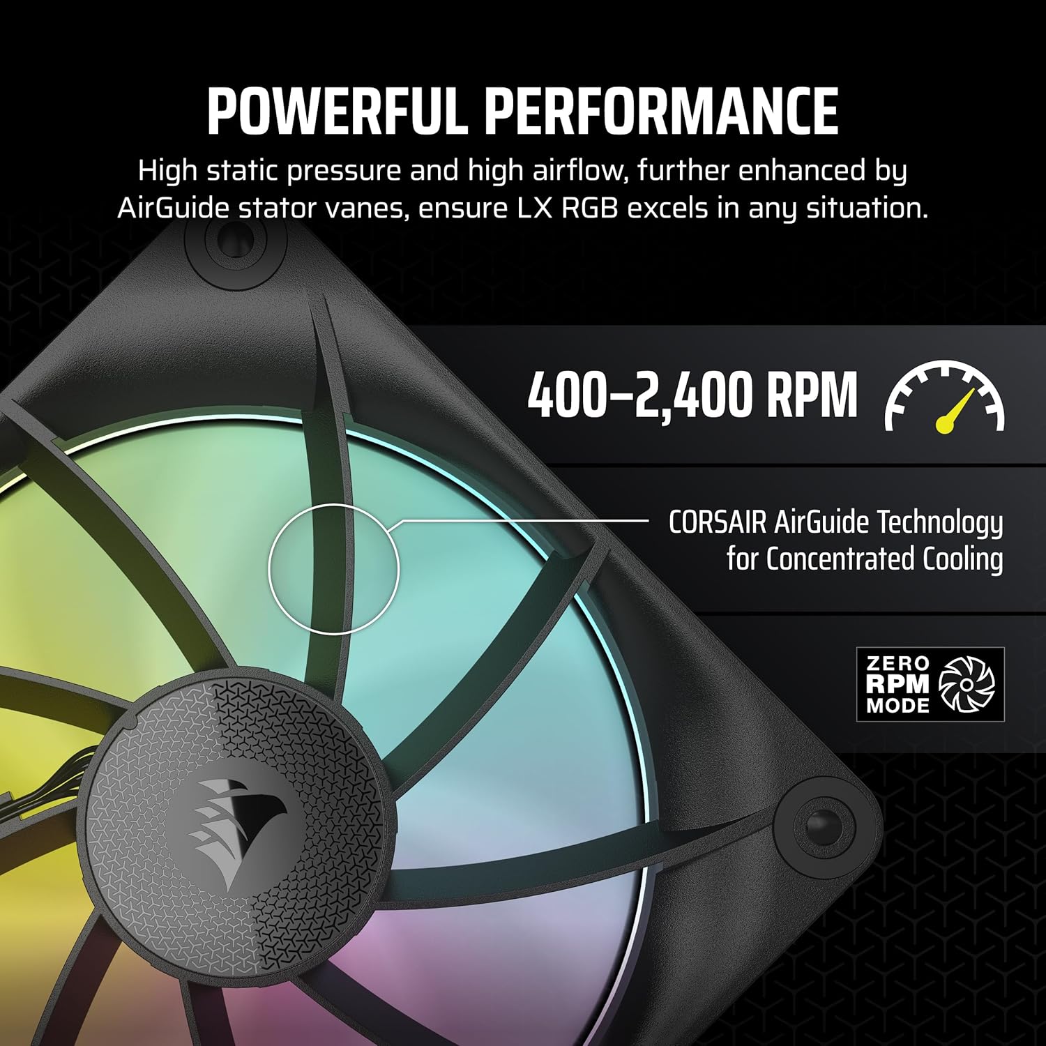 Buy Corsair,Corsair iCUE LINK LX120 RGB 120mm PWM Fan - Single Pack, Dual Light Loops, AirGuide Technology - Black - Gadcet UK | UK | London | Scotland | Wales| Near Me | Cheap | Pay In 3 | Computer & Accessories