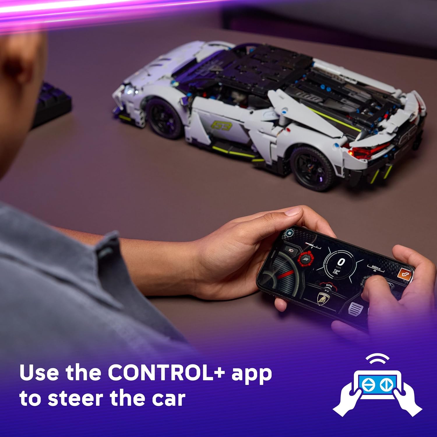 Buy LEGO,LEGO® Technic Lamborghini Revuelto (Set 42214) – Remote-Controlled Super Sports Car with Lights, Steering & Rechargeable Battery Hub - Gadcet UK | UK | London | Scotland | Wales| Near Me | Cheap | Pay In 3 | Construction Set Toys