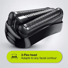 Braun,Braun Series 3 Electric Shaver For Men with 3 flexible blades, Rechargeable and Cordless, UK 2 Pin Plug, 300, Black Razor - Gadcet.com