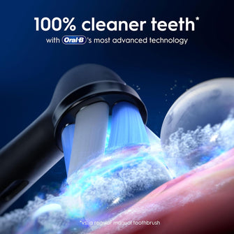 Oral-B iO9 Electric Toothbrush – 7 Modes, App Connected, 1 Brush Head, Travel Case, 2-Pin UK Plug, Black