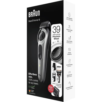 Buy Braun,Braun Men's Beard Trimmer Series 5 & Hair Clippers with Gillette Fusion5 ProGlide Razor, 39 Length Settings, UK 2 Pin Plug, BT5260, Black/Silver - Gadcet UK | UK | London | Scotland | Wales| Near Me | Cheap | Pay In 3 | Shaver & Trimmer