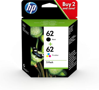 Buy HP,HP N9J71AE 62 Original Ink Cartridges, Black and Tri-color, Multipack, 2 Count (Pack of 1) - Gadcet UK | UK | London | Scotland | Wales| Ireland | Near Me | Cheap | Pay In 3 | Toner & Inkjet Cartridge Refills
