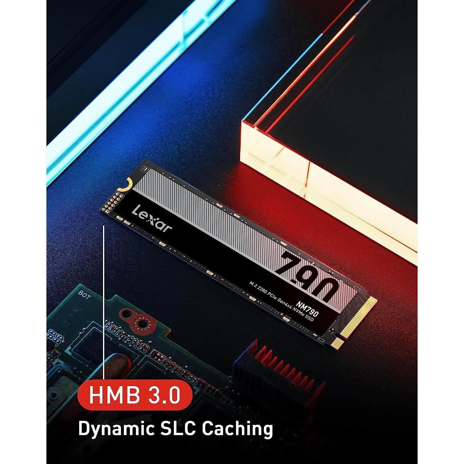 Buy Lexar,Lexar NM790 512GB M.2 PCIe Gen4x4 NVMe SSD - Up to 7200MB/s Read, 4400MB/s Write for PS5, PC & Laptop - Gadcet UK | UK | London | Scotland | Wales| Ireland | Near Me | Cheap | Pay In 3 | Computer Components