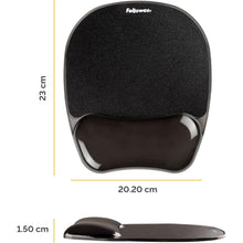 Buy FELLOWES,Fellowes Gel Mouse Mat with Wrist Support - Ergonomic Non-Slip Rubber Base for Laser & Optical Mice - Black - Gadcet UK | UK | London | Scotland | Wales| Near Me | Cheap | Pay In 3 | Keyboard & Mouse