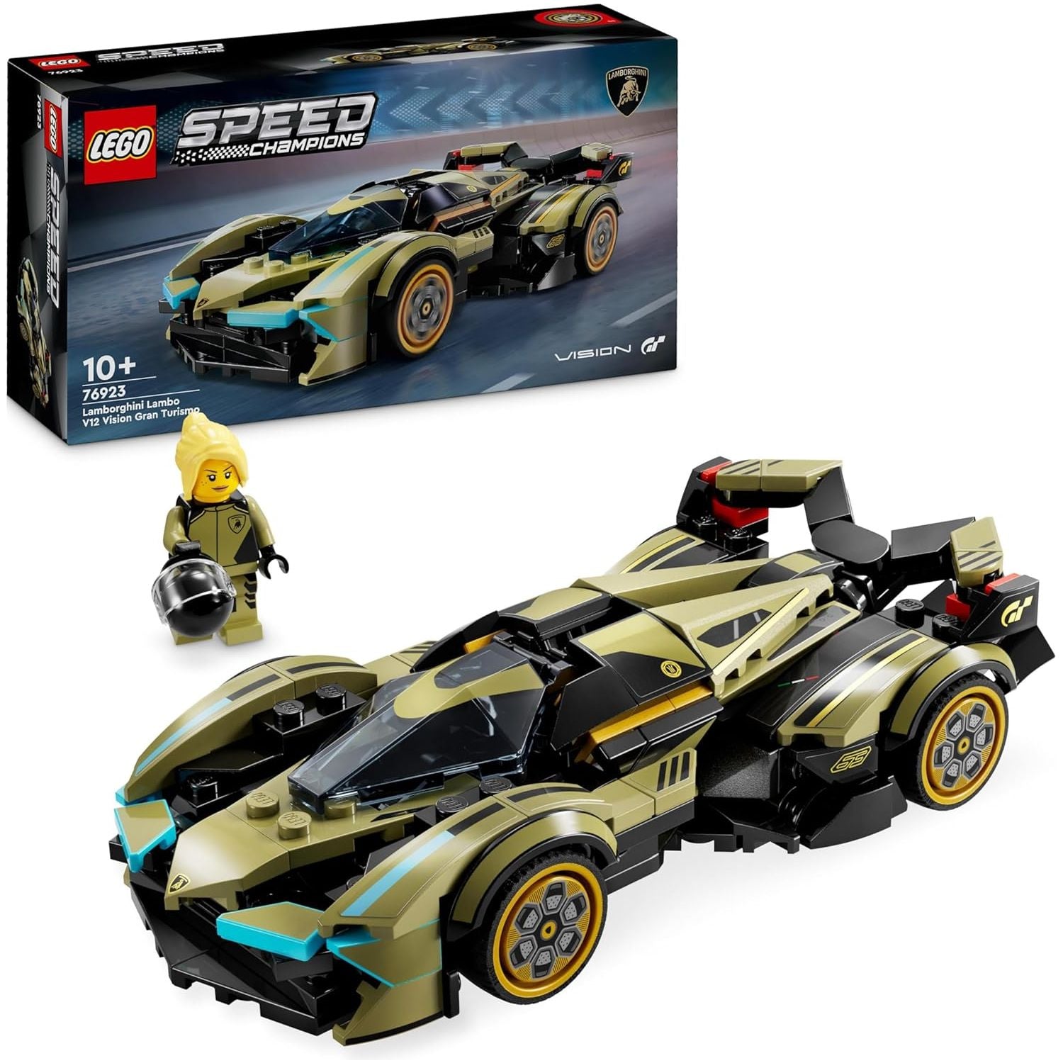 Buy LEGO,LEGO Speed Champions Lamborghini Lambo V12 Vision GT Super Car – Set 76923 - Gadcet UK | UK | London | Scotland | Wales| Near Me | Cheap | Pay In 3 | Construction Set Toys