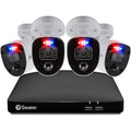 Buy Swann,Swann 4K UHD 8-Channel DVR Security System with 2TB HDD, 4 Indoor/Outdoor CCTV Cameras, Color Night Vision, Motion & Heat Detection, Spotlights, Sirens - 856804RL - Gadcet UK | UK | London | Scotland | Wales| Near Me | Cheap | Pay In 3 | Security Monitors & Recorders