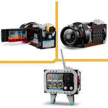 Buy LEGO,LEGO Creator 3in1 Retro Camera Toy to Video Camera to TV Set, Kids' Desk Decoration or Bedroom Accessories, Photography Gifts for Girls and Boys Aged 8 Plus Years Old Who Enjoy Creative Play - Gadcet UK | UK | London | Scotland | Wales| Near Me | Cheap | Pay In 3 | Interlocking Blocks