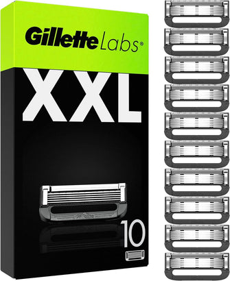 Buy Gillette,Gillette Labs with Exfoliating Bar and Heated Razor Blades, 10 Refills - Gadcet UK | UK | London | Scotland | Wales| Near Me | Cheap | Pay In 3 | Shaver & Trimmer