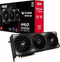 ASUS TUF Gaming Radeon RX 9070 OC 16GB GDDR6 Graphics Card – PCIe 5.0, 2670MHz OC Clock, HDMI, 3× DisplayPort & ARGB Lighting