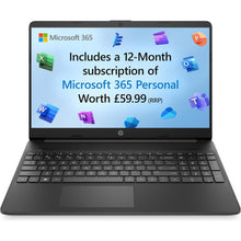 Buy HP,HP 15s-fq0004na Laptop: Intel Pentium Silver N5030, 4GB RAM, 128GB SSD, 15.6" FHD Display, Windows 11 Home S Mode, Black, 1-Year Microsoft 365 Personal - Gadcet UK | UK | London | Scotland | Wales| Ireland | Near Me | Cheap | Pay In 3 | Laptops