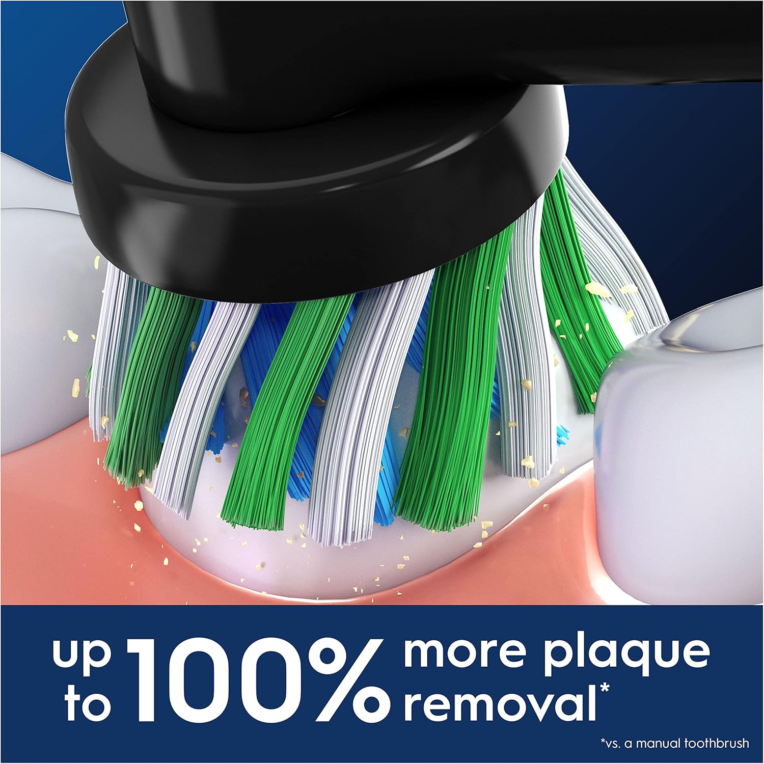 Buy Oral-B,Oral-B Pro Cross Action Toothbrush Heads Black – 8 Pack Replacement Brush Heads - Gadcet UK | UK | London | Scotland | Wales| Near Me | Cheap | Pay In 3 | Toothbrush Replacement Heads