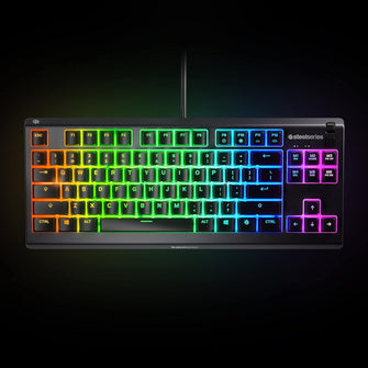 Buy SteelSeries,SteelSeries Apex 3 TKL Wired Gaming Keyboard - Black - Gadcet UK | UK | London | Scotland | Wales| Ireland | Near Me | Cheap | Pay In 3 | Keyboards