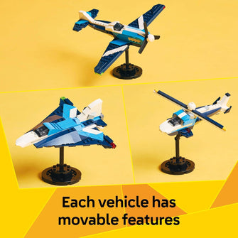 Buy LEGO,LEGO Creator 3in1 Aircraft: Race Plane Toy - Transforms into a Jet or Helicopter Model - Vehicle Building Set for 7+ Year Old Boys & Girls - Fun Birthday Gift Idea - Gadcet UK | UK | London | Scotland | Wales| Near Me | Cheap | Pay In 3 | Construction Set Toys
