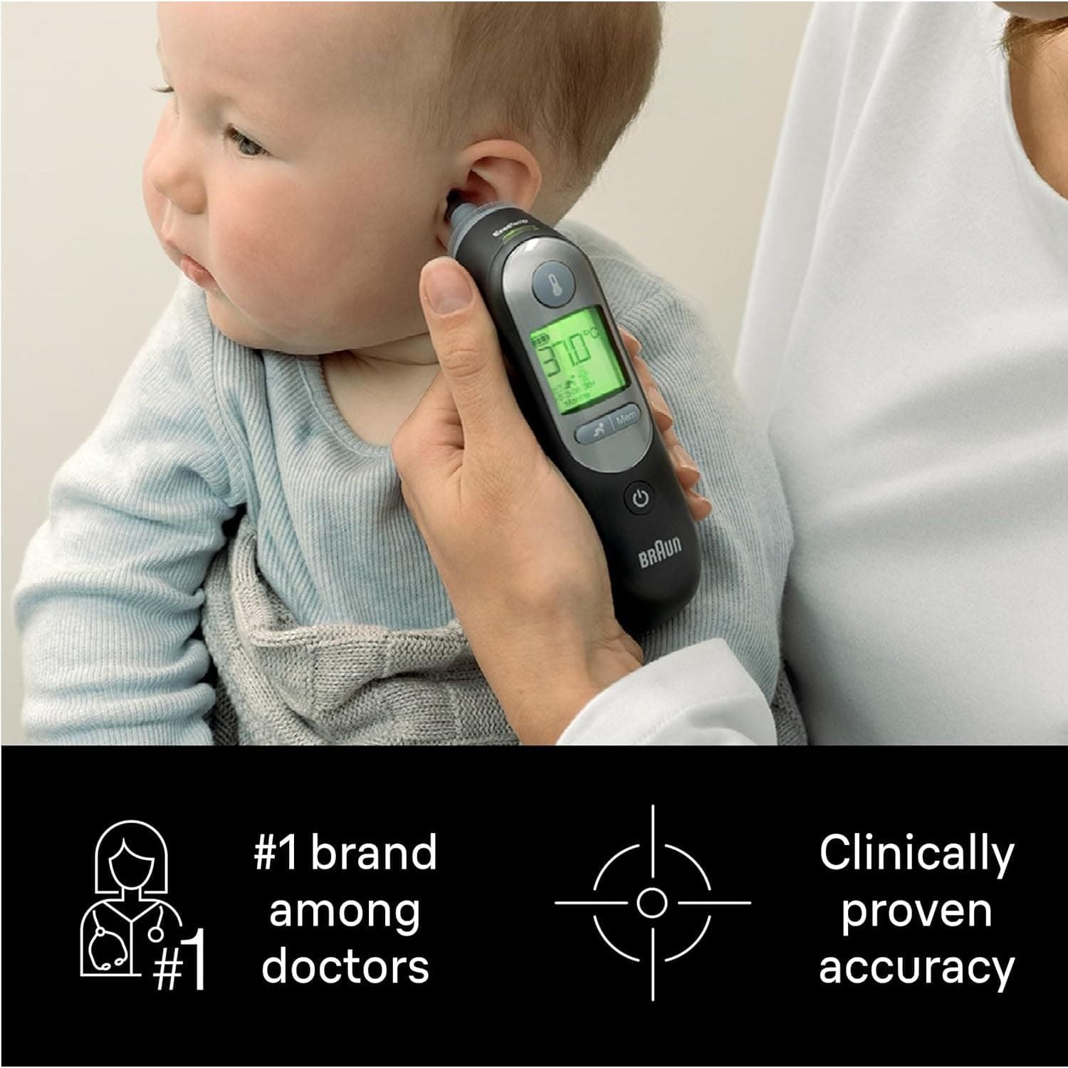 Buy Braun,Braun ThermoScan 7 Ear thermometer - Age Precision Technology - Colour-coded Digital Display - Baby and Infant Friendly - Gadcet UK | UK | London | Scotland | Wales| Near Me | Cheap | Pay In 3 | Thermometer