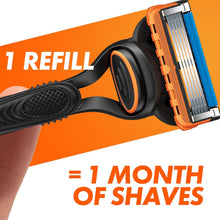 Gillette Fusion5 Razor Blades Men, Pack of 8 Razor Blade Refills with Precision Trimmer, 5 Anti-Friction Blades - 2