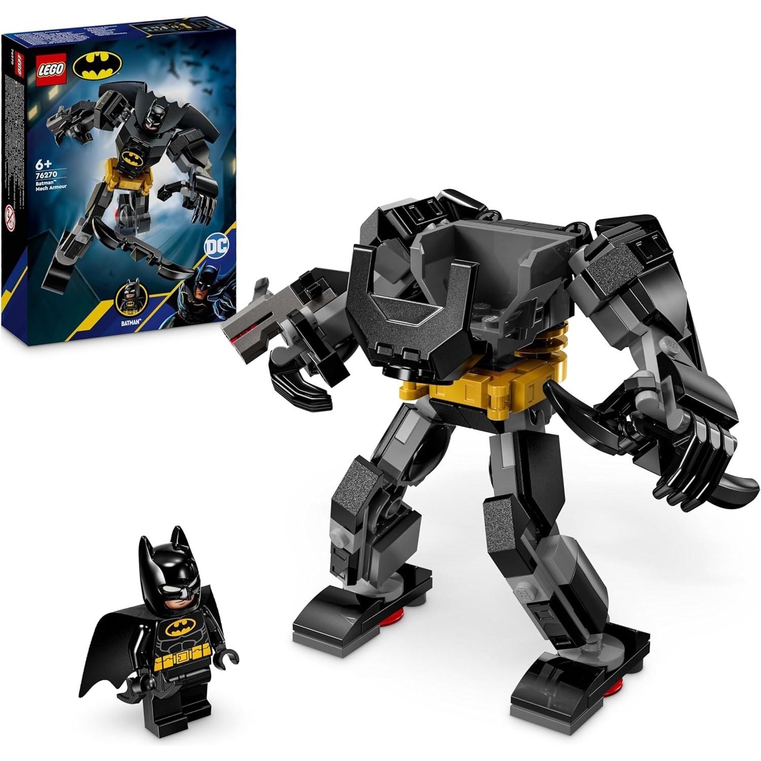 Buy LEGO,LEGO DC Batman Mech Armour Super-Hero Toy for Kids, Collectible Set with Robot Action Figure and Minifigure, Small Creative Gift for 6 Plus Year Old Boys, Girls 76270 - Gadcet UK | UK | London | Scotland | Wales| Near Me | Cheap | Pay In 3 | Interlocking Blocks