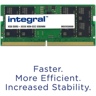 Buy Integral,Integral 16GB DDR5 RAM 4800MHz SODIMM Laptop/Notebook/Macbook PC5-38400 Memory - Gadcet UK | UK | London | Scotland | Wales| Ireland | Near Me | Cheap | Pay In 3 | RAM